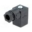 1210230467 Connector: valve connector; plug; form C; 9.4mm; female; PIN: 4 kIGB51FRXCA0I60SKuwWUfc9s-I6ooTE9-ewqVCH_ys