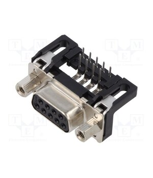 09661126603 Connector: D-Sub; PIN: 9; socket; female; on PCBs; angled 90°; THT 274EgeH1kbLcNwtlxQIv2bSQCUyO7CWEZjD336cmliY