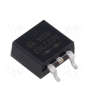 DF20LC20U-7102 Diode: rectifying; SMD; 200V; 20A; 35ns; STO220 (SC83 similar) SEXnVMRqLk9d04004mVA6WWzwv5qzTX-jLaB1jz1f8Q