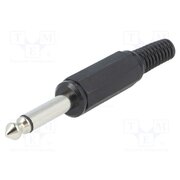 KLSM 3 SCHWARZ Connector: Jack 6,3mm; plug; male; mono,with strain relief pOzLXswAAe6o6MPaIhOZiwhTSwbxU0HNApXzxBaW8oQ