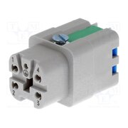09200042733 Connector: HDC; contact insert; female; 10A; 250V; Han® A; PIN: 5 qi7unCaIGNa0RPjDMhXmhUq3XlVuEjF5mf89e1QdMqA