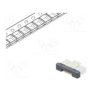 DS1020-09-6VBT1B-R Connector: FFC/FPC; tinned; SMT; 500mA; 50V; PIN: 6; Contacts: copper hSpy0NPQGNLbuGY7cFA4CrPGnZDqJm1iOgpKV9YiFDc