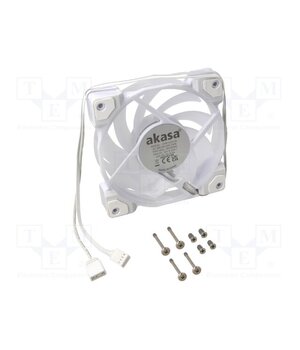 AK-FN111-WH Fan: DC; axial; 12VDC; 120x120x25mm; 32.7dBA; ball; 900÷2000rpm UuRNJy8_4fyXoRgytU_02X1HX8hbzKAXx9FvUIwSRjI