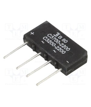 B80C3700A Bridge rectifier: single-phase; Urmax: 160V; If: 3.7A; Ifsm: 150A u7VOOmWEBMNVo_ZNPM8fW22x65qaPpMz_P_ROtmierM