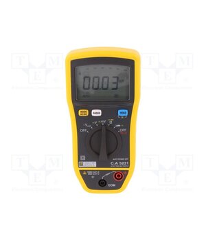 C.A 5231 Digital multimeter; LCD; (6000); Bargraph: 61segm; 3x/s; True RMS 8WUDKUsCPGXFVxQHyC8PuqFlWUUYt02XCS9pMEh6tuI