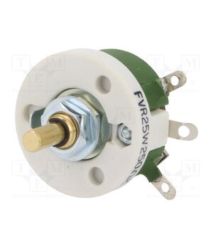 FVR25W-250R Potentiometer: shaft; single turn; 250Ω; 25W; ±10%; 6mm; wirewound KYoBySSToJxetErEKDNpLGtEmXG1td7sZu8lFn9y-hY