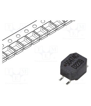 50474C Inductor: wire; SMD; 470uH; 700mA; 0.3Ω; -30÷50%; 5000; 7x5.9x3.6mm Hi5pKNnNegMCJefSlvmDRehQSWPD72Hj9zFxLaZxYmk