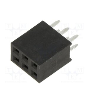 M20-7830346 Connector: pin strips; socket; female; PIN: 6; straight; THT; 2.54mm QHMSM-zeeDpZ8AMaT7DbknPC52z6ktqHH2ognabqo6E