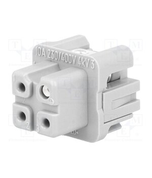 09200032711 Connector: HDC; contact insert; female; 10A; 250V; Han® A; PIN: 4 vDlZ7942PQWXe8yVmLSo8gIo_MOtEbQ4texd_61h5qE
