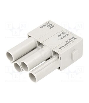 09140043141 Connector: HDC; module; female; 40A; 830V; Han-Modular®; PIN: 4 YxNMER-6PPMsLCcp0biBG2OTmR6SdeDBxW_1NRVRGtk