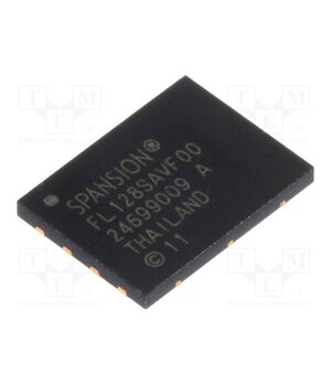 S25FL128SAGNFV001 IC: FLASH memory; 128MbFLASH; QUAD SPI; 133MHz; 2.7÷3.6V; WSON8 xB2H60WAgFGrwc9AALarPelYOORDhdVi4Vgoq6_qfq8
