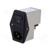 4304.4024 Connector: AC supply; socket; male; 6A; 250VAC; 250V; C14 (E); FKI WbN-QGbd9w5Jq3uOJngt3UWis1bV6r-Ru4gKXUg_jQw
