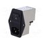 4304.4024 Connector: AC supply; socket; male; 6A; 250VAC; 250V; C14 (E); FKI WbN-QGbd9w5Jq3uOJngt3UWis1bV6r-Ru4gKXUg_jQw