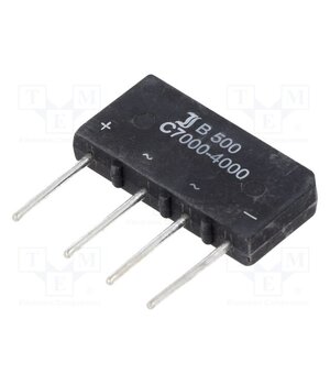 B500C7000A Bridge rectifier: single-phase; Urmax: 1kV; If: 7A; Ifsm: 150A; flat at1Wjof0Y5nG2cVF0uxW-AuUuuwGRhozMm7YMdwUaIg