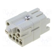 CQF 12 Connector: HDC; contact insert; female; CQ; PIN: 13(12+1); 10A; 400V chQg-Vux_Uj2H_vYFp5-K2BXRFltgCIph78pevovCEc