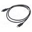 CA-CMCM-10CU-0010-BK Cable; USB 2.0; USB C plug,both sides; gold-plated; 1m; black; PVC vgcy45KSArlEOATkY0DMmyGtJzgeTxbNqferExnKITg