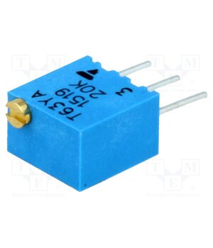 T63YA203KT20 Potentiometer: mounting; multiturn; 20kΩ; 250mW; ±10%; linear; THT OXQX_Dht4mpKKuUC6yw1cksMMzADUeSkY41rRRoX5I0