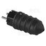KIŠTUKAS AC 2pin/įžem/ant laido/ juodas gumuotas 16A 250V IP44 CKI191JP+1.jpg