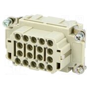 09320183101 Connector: HDC; contact insert; female; 16A; 500V; Han® EE; PIN: 18 qmCUif4G1GcxZsC4KYD0_0egkzBUiJCqLWGtku3mJBo