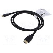 74429 Cable; HDMI plug,mini HDMI plug; PVC; HDMI 2.1; Len: 1m; black OG4kBY2V4phak_q-Vq5nDSyLSRLdfYfvrXvo3bGoeSE
