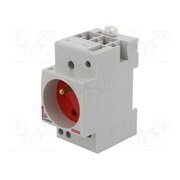 G382 E-type socket; 250VAC; 10A; for DIN rail mounting R4pEhUX8Sqvui7C1W2yufgJmZhsuP7uHUKeG1kXQjJw