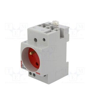 G382 E-type socket; 250VAC; 10A; for DIN rail mounting R4pEhUX8Sqvui7C1W2yufgJmZhsuP7uHUKeG1kXQjJw