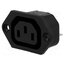 6600.3300 Connector: AC supply; socket; female; 10A; 250VAC; C13 (F); 6600-3 lFPcllTjD324a4Wryf7TIZnI07O12Bg9jow7Z1KFamM