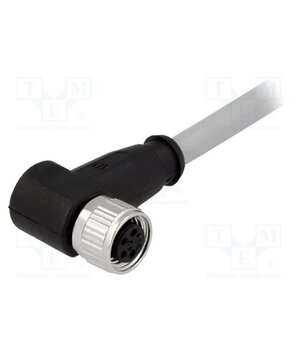 21348300481005 Connector: M8; female; PIN: 4; angled 90°; with lead; plug; 0.5m; PVC OeGUop4zCaI2ecp5cWwO_d-r7lN4pkO67negHFjQnLY