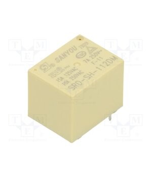 SRD-SH-112DM Relay: electromagnetic; SPST-NO; Ucoil: 12VDC; Icontacts max: 10A oJ4MRyUnCMon2DtEeMe79vwofTLKkX8nRhqA0_q6Ewk