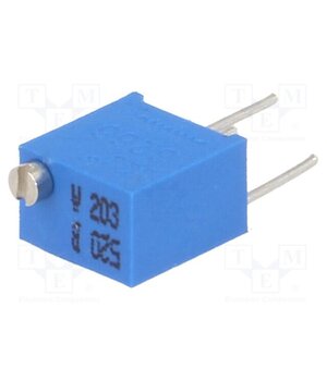 T67W-20K Potentiometer: mounting; multiturn; 20kΩ; 250mW; ±10%; linear; THT mgiT44jDleIfRK1LdOtwiuwakyHX2sf4Lv2OGFgQs2g