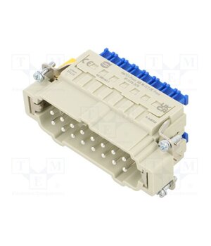 09330162678 Connector: HDC; contact insert; male; 16A; 500V; Han® ES Press -hnHcUeGzDtk_G-TYV6bw3IhSdyR2eTA-wqxocXMaYk