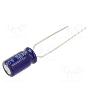 ECA1CM221B Capacitor: electrolytic; THT; 220uF; 16VDC; Ø6.3x11.2mm; Pitch: 5mm lPvRDNCw5Nwld6OBg-nAkbyE0qb2JCDqBy4MKJ56afA