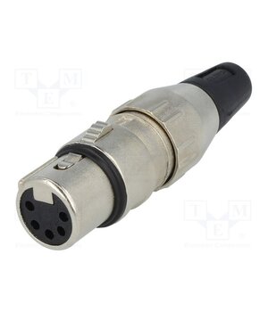 700-0500 Connector: XLR; plug; female; 7.5A; 50V; PIN: 5; straight; for cable PJjAAhN8YeeatwjtBx1Q1Sz0n79c_JHXR4mQeEJP1_c