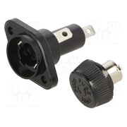 BK1-HPS-611E Fuse holder with cover; 10x38mm; 30A; on panel; black; HPS; 600VAC ac7WcGzwrpKkOmTUlO7DuImUaZHJ6ST4E6ZoFbYUzG0