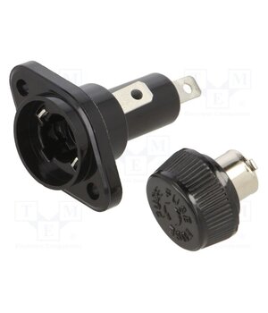 BK1-HPS-611E Fuse holder with cover; 10x38mm; 30A; on panel; black; HPS; 600VAC ac7WcGzwrpKkOmTUlO7DuImUaZHJ6ST4E6ZoFbYUzG0