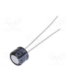 ECEA0JKS101 Capacitor: electrolytic; THT; 100uF; 6.3VDC; Ø6.3x5mm; Pitch: 2.5mm 30XTTtMt3dhhB2iBZwUjAZZgr_P-0wZVNTS4HzRxXmY