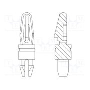 8G810V40908 PCB distance; polyamide 66; L: 4.8mm; latch/latch; natural ZSOuGj0-JnD2D_gAqR8K_fFOsy1axpVlH1Ld58FPsJE