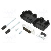 L17DPPK15-BK+L717SDA15P Connector: D-Sub; PIN: 15; male; straight; soldering; for cable 5JkkQExTmS0EflTkHIeKpqUUwzHIJmzT3fMUDuzQSdE