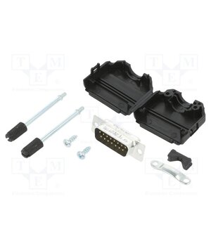L17DPPK15-BK+L717SDA15P Connector: D-Sub; PIN: 15; male; straight; soldering; for cable 5JkkQExTmS0EflTkHIeKpqUUwzHIJmzT3fMUDuzQSdE