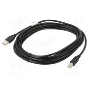 CA-USBA-10CC-0050-BK Cable; USB 2.0; USB A plug,USB B plug; gold-plated; 5m; black 6p-a0xaU0P98ODAOd4FXMiUhpPDd_472Y_H32314lIc