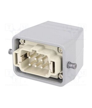 75009636 Connector: HDC; plug; male; EPIC KIT; PIN: 6; 16A; 500V; 6+PE; angled BXoZfvI7S0nxy1tzhxzzylM0fNFVOdzT0R8Nlwlvg9w