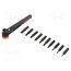 DR-06 Tools set: screwdriver bits; hex key,Phillips,slot; 1/4"; 10pcs. eYIbZ5QDzTFVUsmfciNGlfhKFCeMXcCIJkhW4KPI8Ok