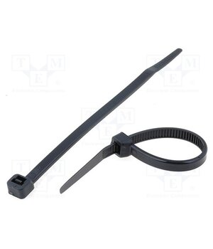 CV-120LBK Cable tie; L: 120mm; W: 4.8mm; black; polyamide; 215.5N; Ømax: 30mm 4YeEVeTlnwQAAZEnDQTLix_hEzZHYmxI6-aq2NnvI_s