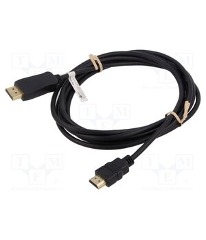 64837 Cable; DisplayPort plug,HDMI plug; DisplayPort 1.2,HDMI 1.4 zYoe5CZYPcnujifYrL9qBT3zA3dkzvHbaiAeWjQKTII