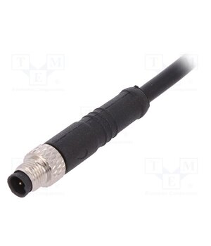 PXPTPU05FIM03ACL010PUR Connector: M5; plug; male; cables; PIN: 3; 1A; straight; IP67; 60V PY1gP_h6aWpeEakMQHuc7R8wTI_KDVofqfPWT-_kfJs
