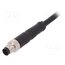 PXPTPU05FIM03ACL010PUR Connector: M5; plug; male; cables; PIN: 3; 1A; straight; IP67; 60V PY1gP_h6aWpeEakMQHuc7R8wTI_KDVofqfPWT-_kfJs