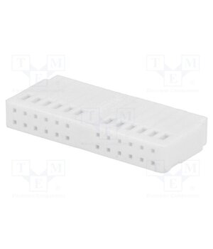 770040 Connector housing; socket; Quadlock; PIN: 24; white C-MeSJu-lGT3rPvPWcHDRijMPWuxcRxhrNc9ZWP6bf4