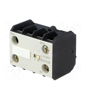 11BGX1020 Auxiliary contacts; Leads: screw terminals; front; BG yXVfeYeaPB2MpKfAZqfvhhb4hqJUYyXhP19yLQfwQUg