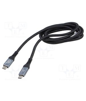 CCBP-USB4-CMCM240-1.5M Cable; USB 4.0; USB C plug,both sides; 1.5m; black; 40Gbps; 240W 2eHp8y8PEjoOxcevJRxb92HHzROTUvARQ4bfOVQcsuY