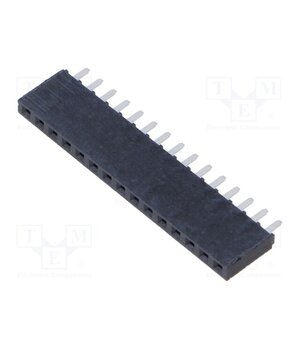 SSW-115-01-T-S Connector: pin strips; socket; female; PIN: 15; straight; THT; 1x15 xzYgmUFqtXYErjz5f7rRbaoAL4QI59Q5VgI2B7jBrL4